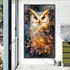 Diamond Painting-DIY Full Round Drill Owl(70*40 CM)