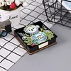 Diamond Painting Snowman Leather Notecard Box Gem Art Sticky Note Holder