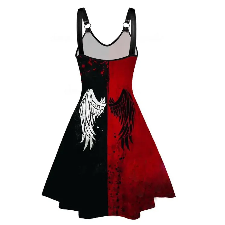 Halloween Cosplay Party Dress Gothic Dress Plus Size