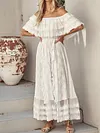 Falbala Off-The-Shoulder Maxi Dress