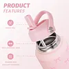 1L Insulated Water Bottle with Lid 32oz Travel Tumbler for Travel Gym and School