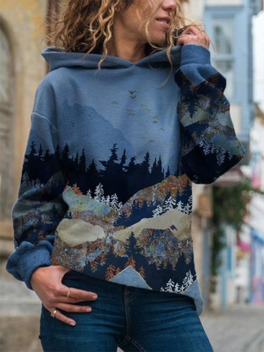 treetop silhouette sweatshirt