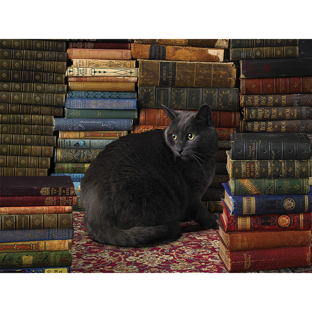 

Lazy Cat - Round Drill Diamond Painting - 40*30CM, 501 Original