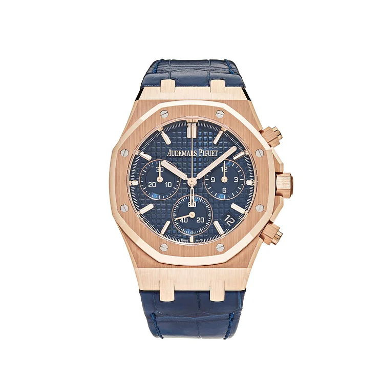 Audemars Piguet Royal Oak Chronograph "50th Anniversary" Rose Gold Blue Dial 26240OR.OO.D315CR.01