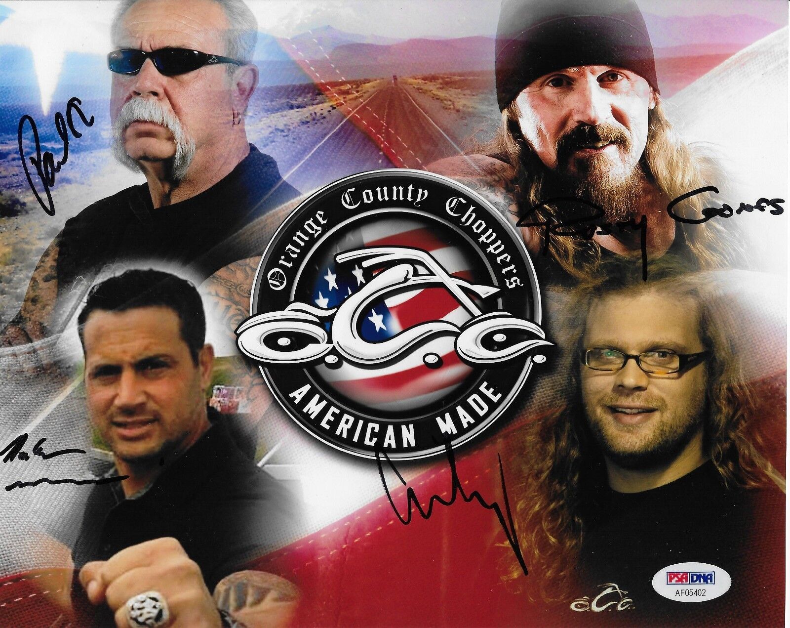 PAUL TEUTUL Sr MIKEY ORANGE COUNTY CHOPPERS SIGNED AUTOGRAPH 8X10 Photo Poster painting PSA COA