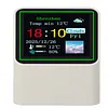 Smart WiFi Weather Forecast Station Clock with Temperature Humidity Display Date Weather Digital Clock Station for Kitchen Bathroom Office Bedroom Home
