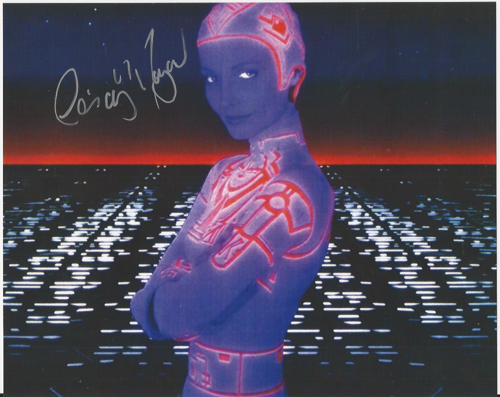 Cindy Morgan - Tron signed Photo Poster painting