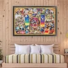 (Big Size)Disney Family - 18CT Stamped Cross Stitch - 80*55cm - Disney