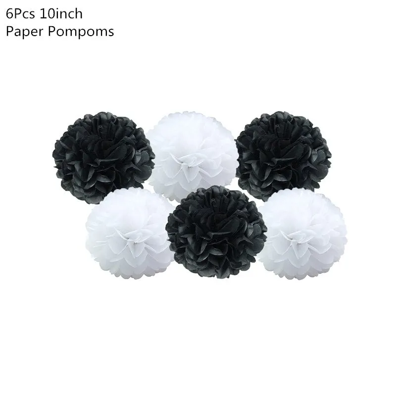 Cartoon Panda Theme Birthday Party Decorations Disposable Tableware Sets Plate Napkin Panda Party Balloon Baby Shower Favors