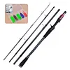 1.8M Fishing Rod 4 Section Rod Ultralight Spinning Casting Lure Fishing Rod