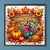 Diamond Painting-DIY Full Round Drill Fall Thanksgiving(40*40 CM)