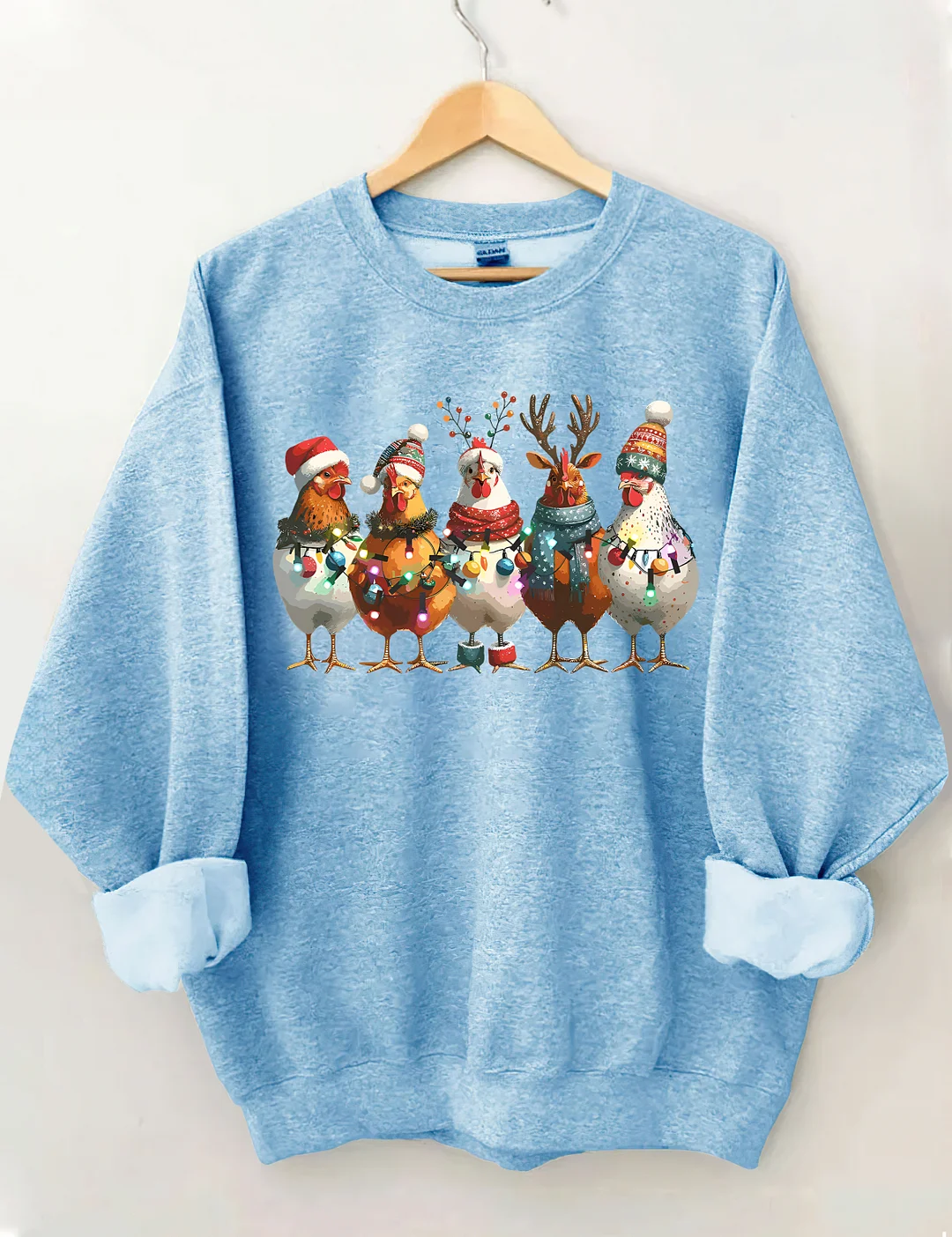 Christmas Chickens Sweatshirt