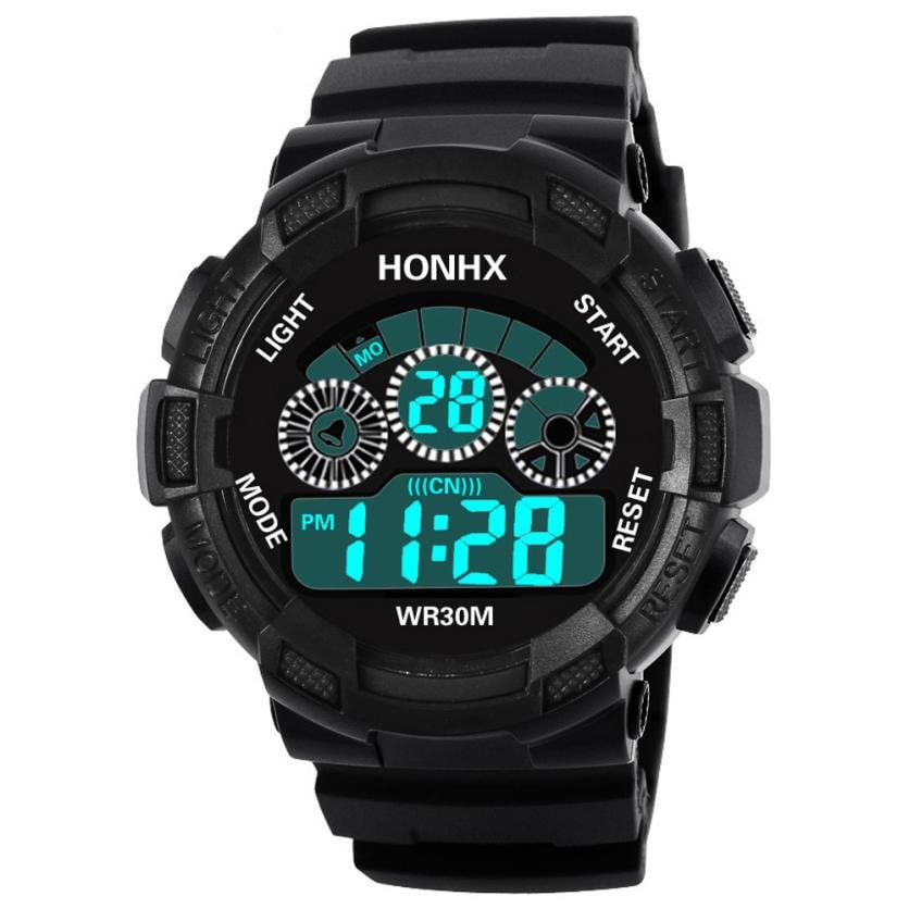 Hot Children Watch Boys Life Waterproof Digital LED Sports Watch Kids Alarm Date Watch Gift reloj digital hombre Reloj Deportivo