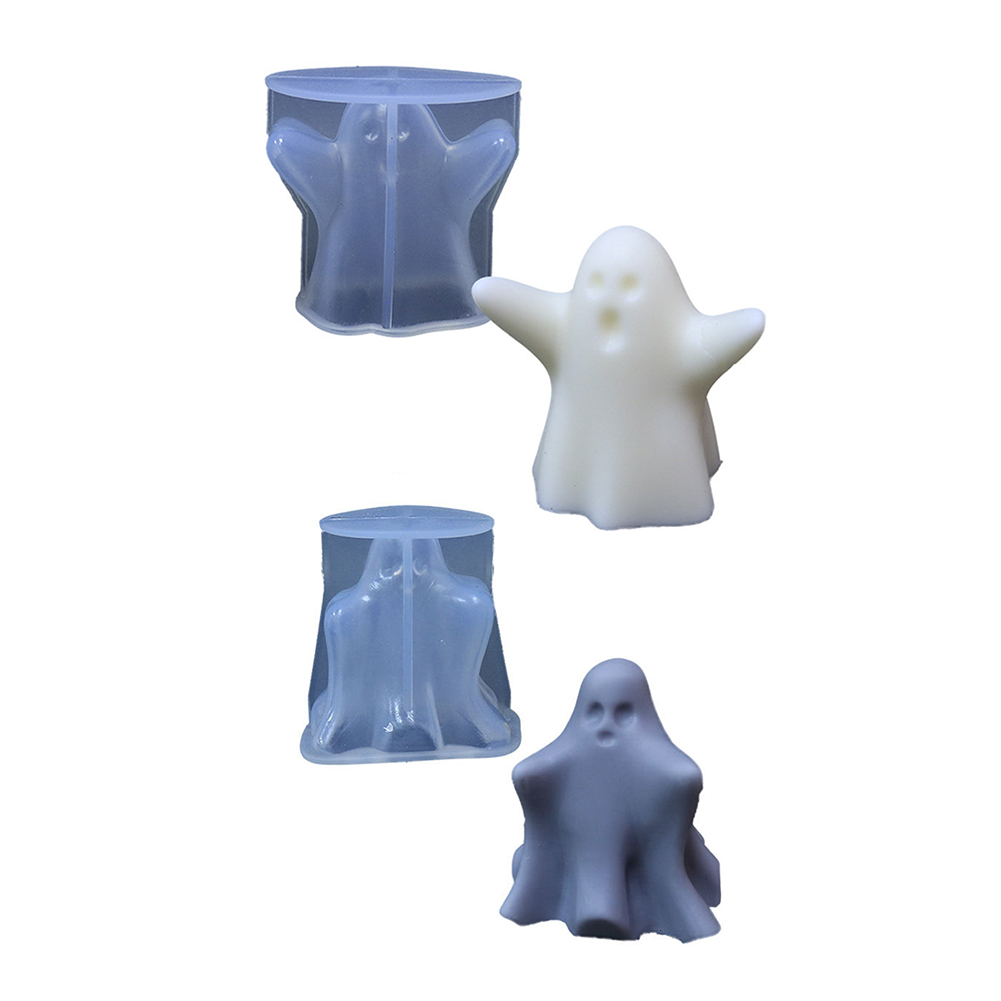 

Ghost Candle Silicone Mold DIY Skull Aromatherapy Plaster Molds Home Decor, 501 Original