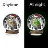 Christmas Crystal Ball Design 2D Flat Acrylic DIY Diamond Painting Clock Kit