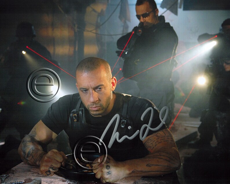 Vin Diesel Babylon A.D. Autographed Signed Photo Poster painting 8 x 10 print Photo Poster painting picture poster wall art autograph