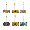 6pcs DIY Diamond Painting Keychain | MOM (Single Side)