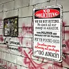 Warning sign - Metal Tin Signs(8*12Inch/12*16Inch)