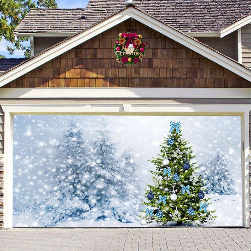 Merry Christmas Garage Door