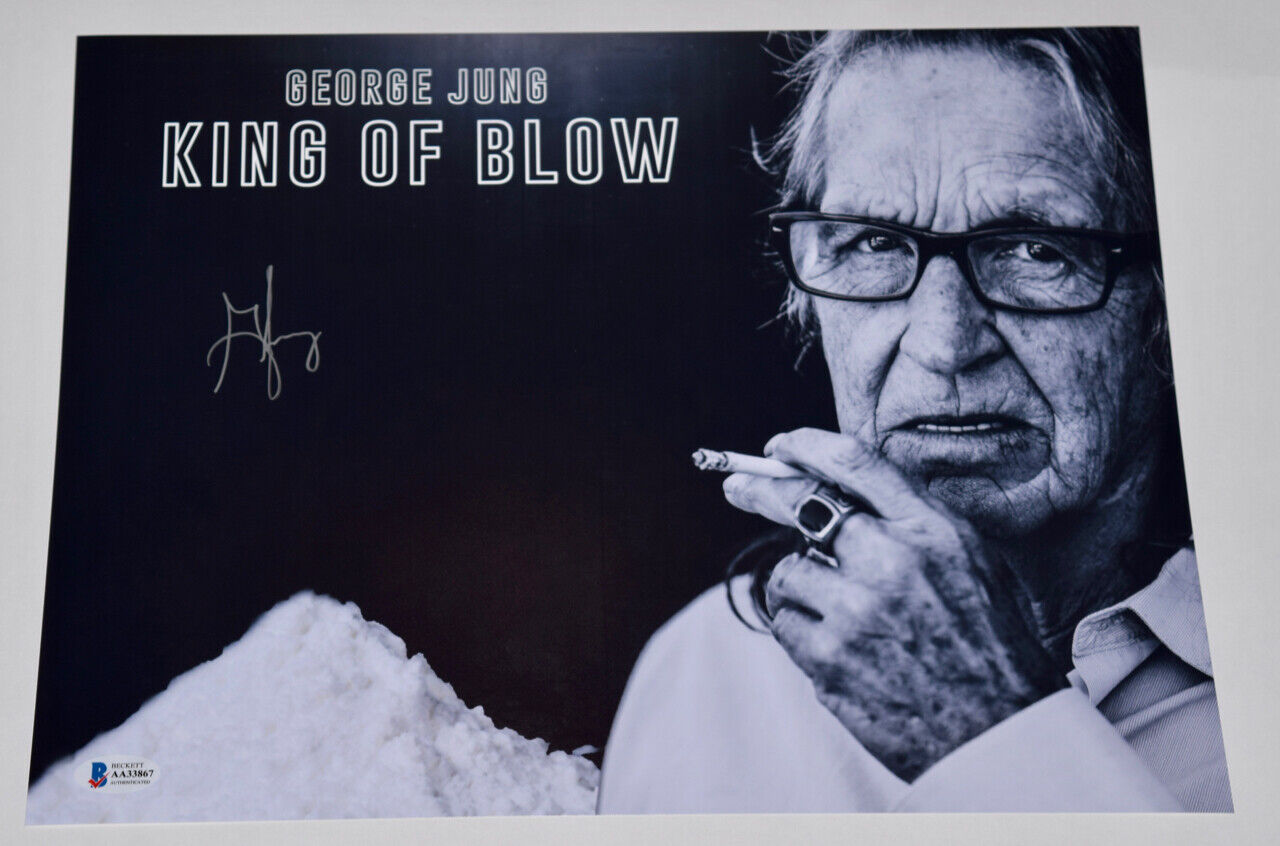 Boston George Jung Signed Autograph 11x14 Photo Poster painting Blow Movie Smuggler Beckett COA