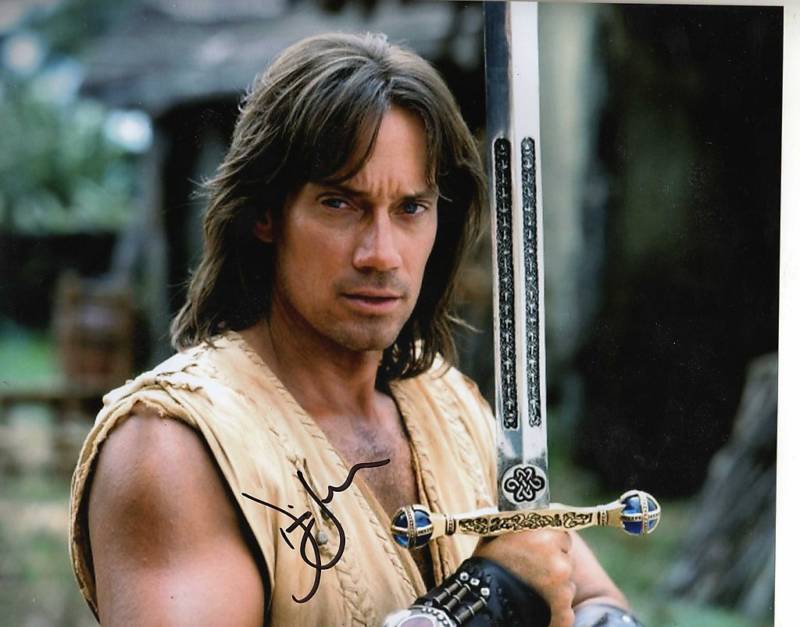 KEVIN SORBO 'HERCULES WHAT IF' SIGNED 8X10 PICTURE *PROOF