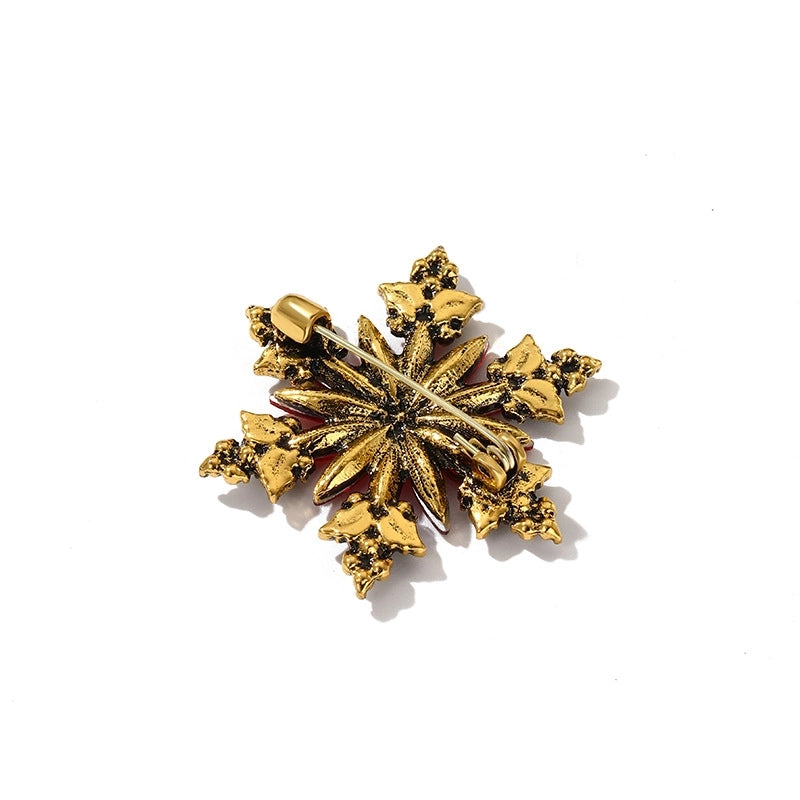 Cute Modern Style Pin Letter Bell Snowman Alloy Enamel Unisex Brooches