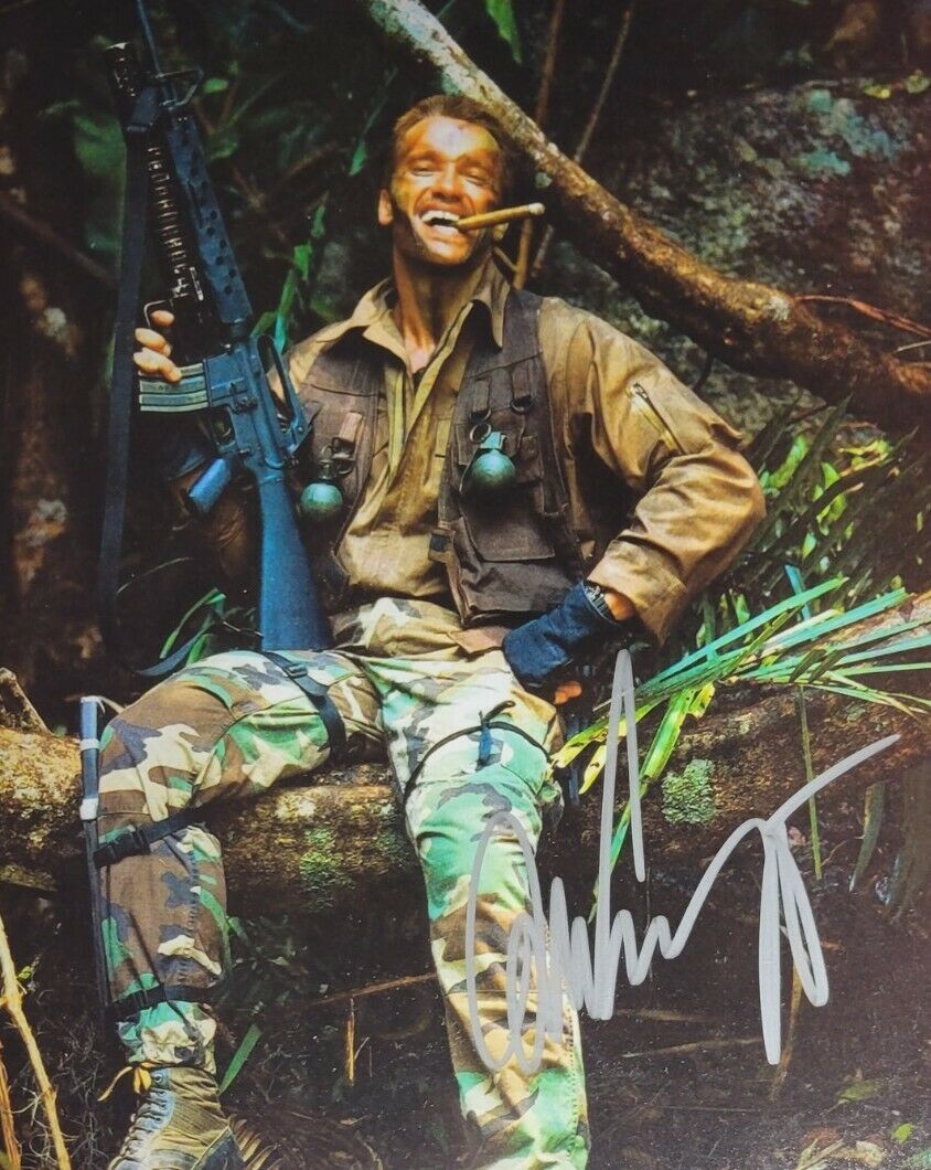 Arnold Schwarzenegger Authentic Autographed 8x10 Photo Poster painting w/ COA