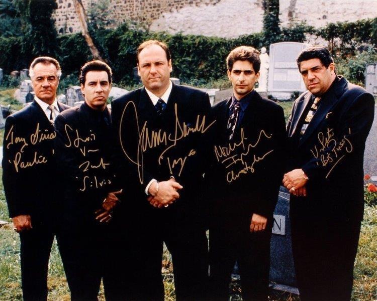 REPRINT - SOPRANOS Cast Autographed Signed 8 x 10 Photo Poster painting Poster Man Cave