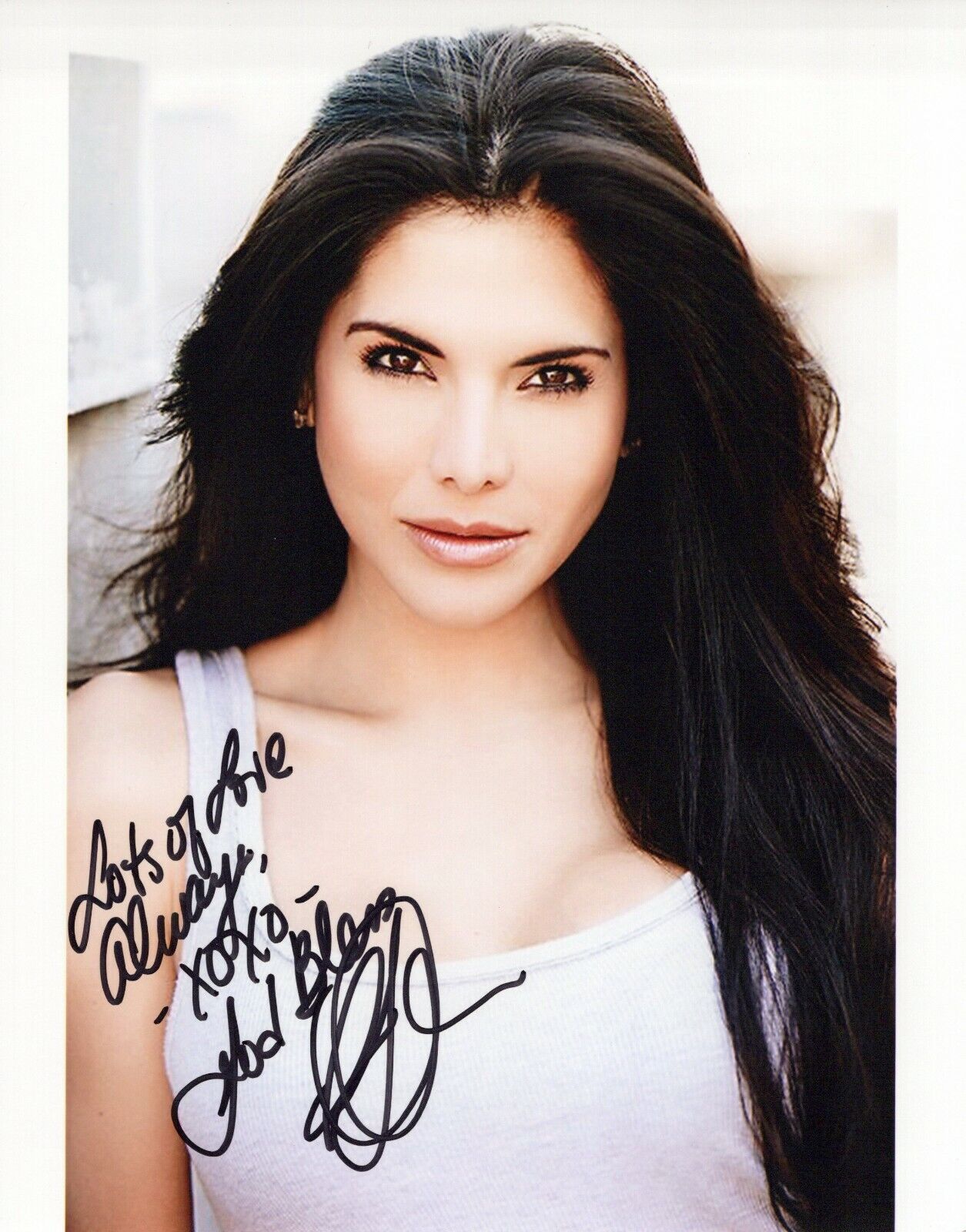 Joyce Giraud glamour shot autographed Photo Poster painting signed 8x10 #6