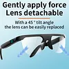 Smart BT Glasses with UV Filtered Lenses Wireless Audio Smart Sunglasses Built-in Speakers Unisex for Men Women Outdoor Running Cycling