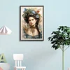 (40*60cm)Lady - Full Round Drill Diamond Painting