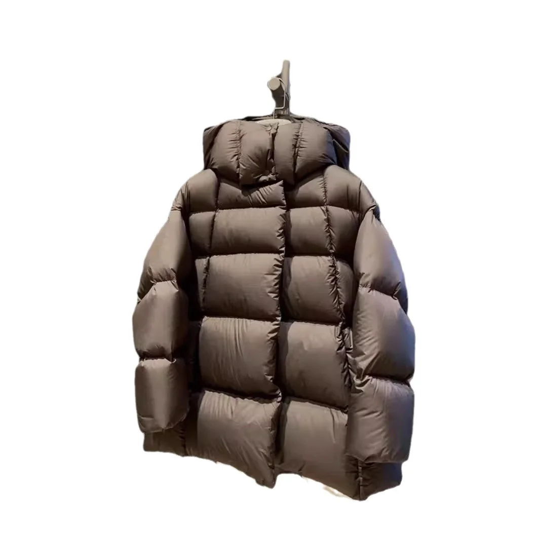 Toloer Advanced Sense Plus 90 White Duck Down Down Jacket Female 2024 Autumn And Winter New Short Hoodie Station Loose Coat Tide-Outfit Ideas