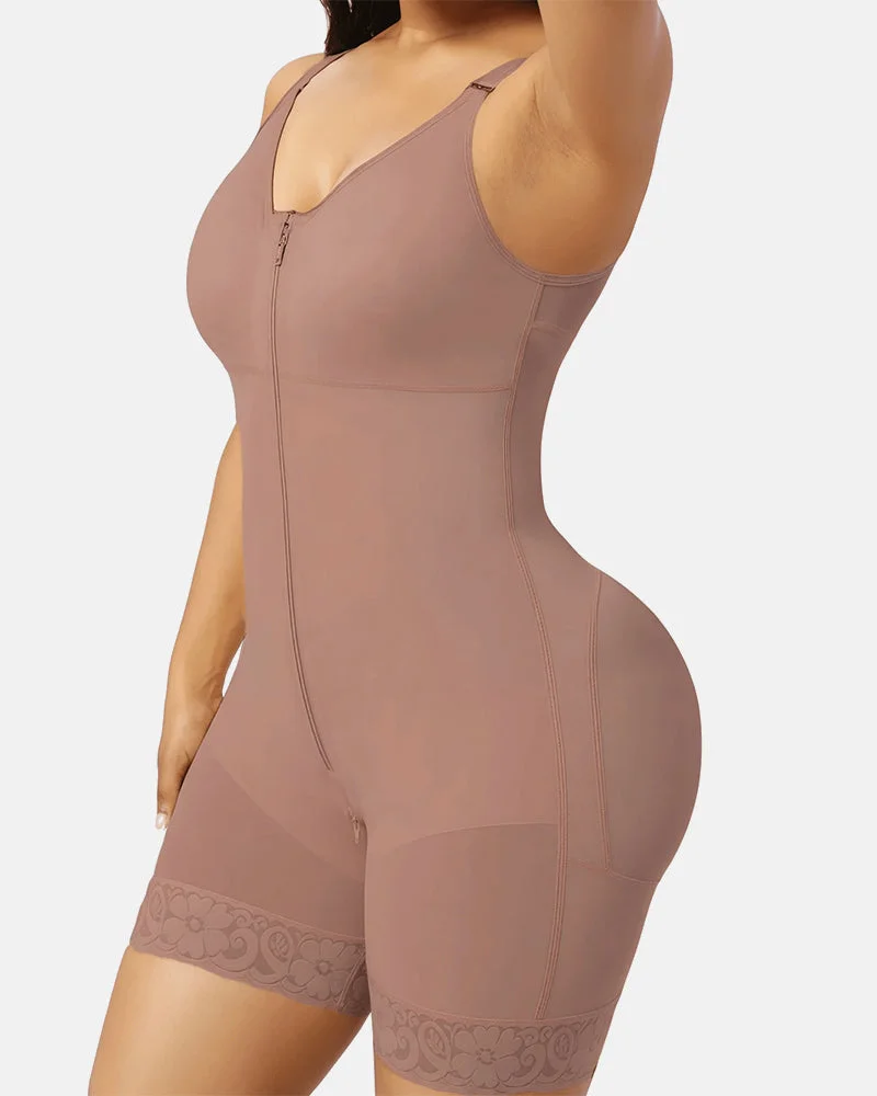 🔥🔥 Extra Plus Size Shaper Bodysuit Tummy Control Shapewear With Bra