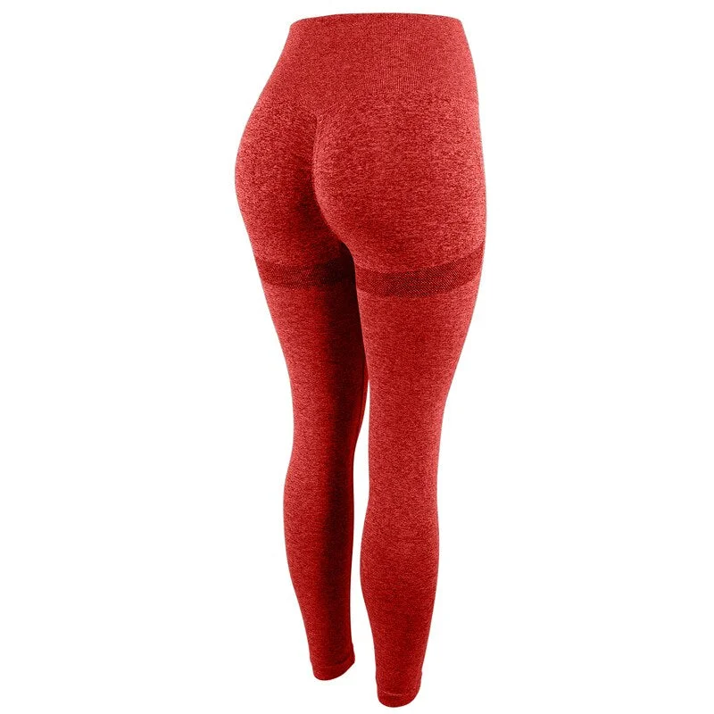 NORMV Seamless Sexy Leggings Women Hip-Lifting Elasticity Gym Clothing Breathable Fitness Sport Pants Running Plus Size Leggings