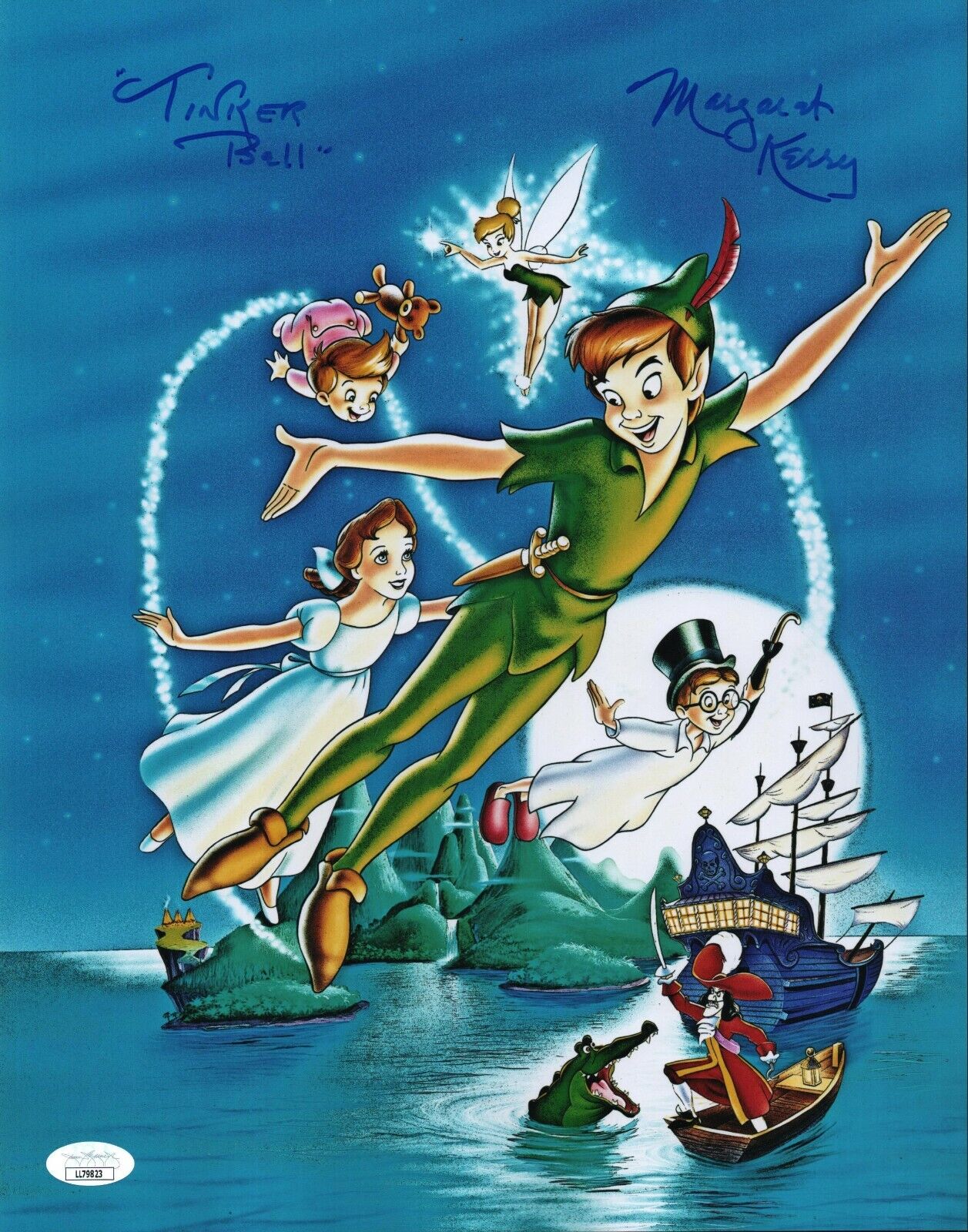 Margaret Kerry Signed 11x14 Peter Pan “Tinker Bell” Authentic Autograph JSA COA