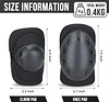 BAIGIO Taktisch Knieschoner Ellenbogensch&uuml;tzer Milit&auml;r Protektoren Set Kniesch&uuml;tzer Knieschoner Set f&uuml;r CS Paintball Jagd Airsoft Radfahren
