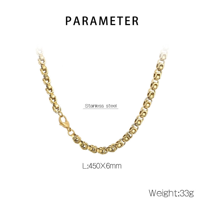 Fashion Popular Stainless Steel More Sizes Bamboo Necklace Choker Bracelet Necklace Accessories