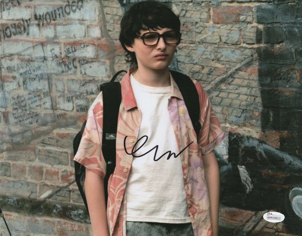 Finn Wolfhard Autograph 11x14 Photo Poster painting IT RICHIE Signed  Z10