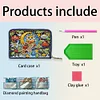 (US Local)DIY Diamond Art Diamond Dot Card Pack 5D Diamond Painting Coin Pouch Gift (Owl)
