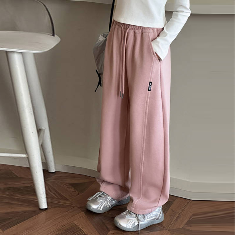 新作 ファッション ハイウエスト ゆったり 個性 キッズ 女の子 パンツ