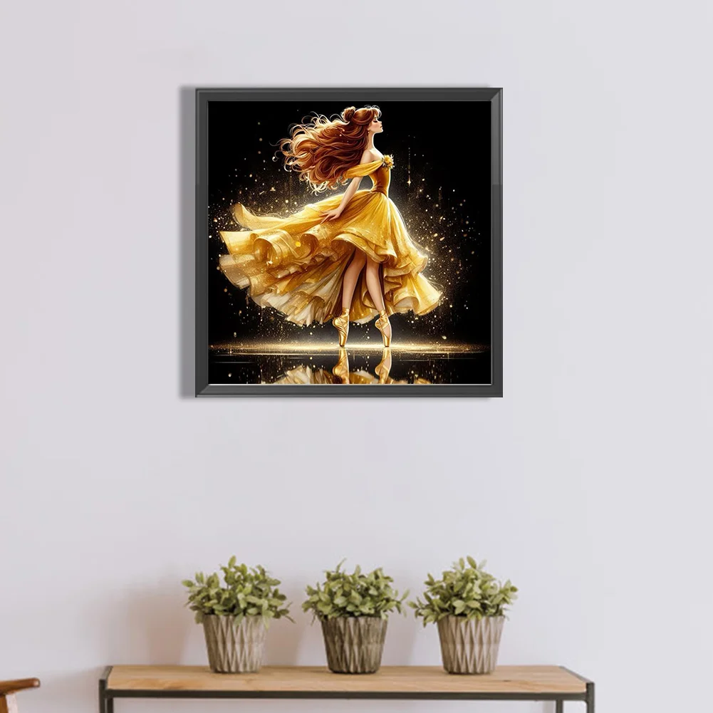 Diamond Painting - Full Round Drill - Princess Belle(Canvas|40*40cm)