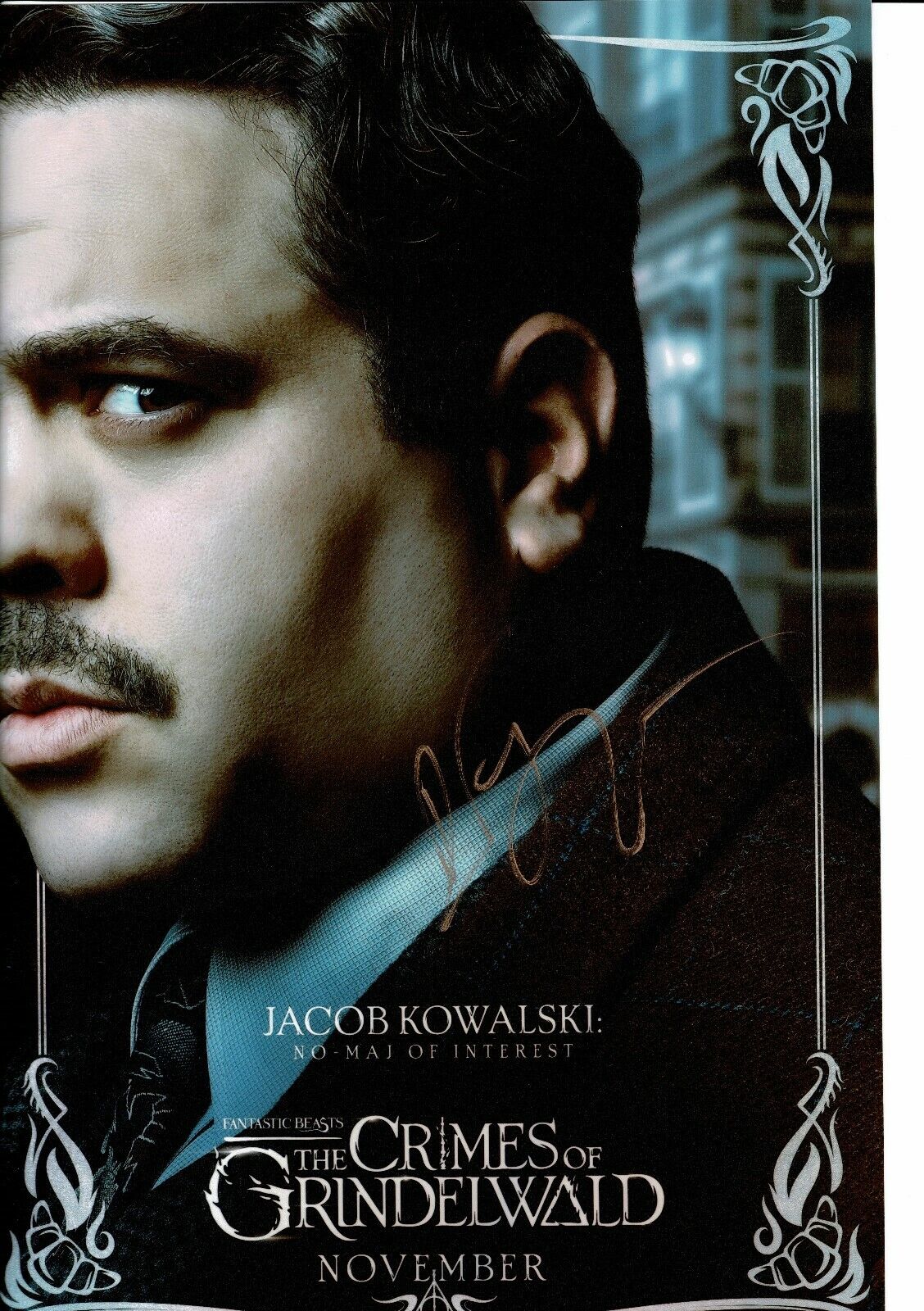 Dan Fogler Signed 12X8 Photo Poster painting Fantastic Beasts AFTAL COA (5265)