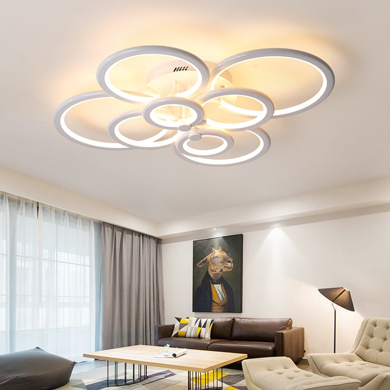 Gleam RC Modern Led Ceiling Lights For Living Room Bedroom Study Room ...