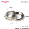 Axrayser WSX Locking Ring Fasten Ceramic Holder Laser Head Patrs 304 Stainless Steel for Fiber Cutting Machine NC150 NC30 KC15A