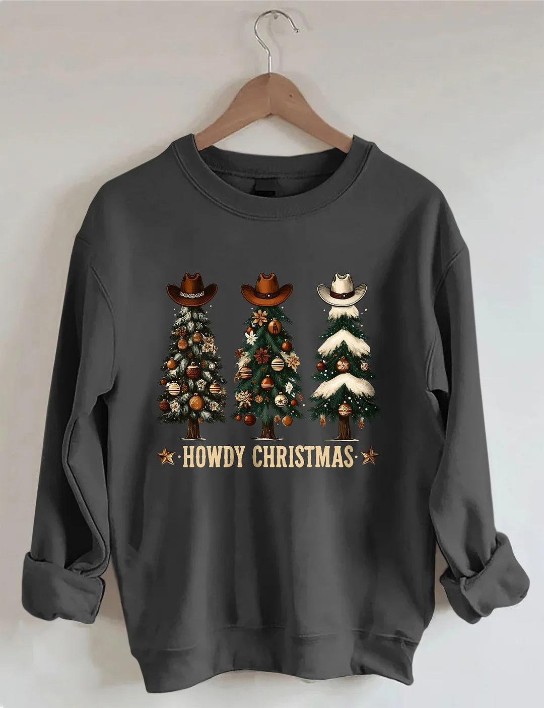 Western Christmas Tree Sweatshirt