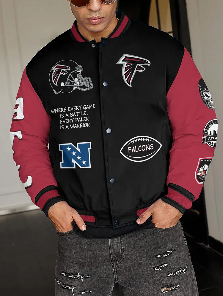 Atlanta Falcons  National Football League 2024 Make Your Mark Unisex Varsity Jacket