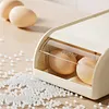 Modern Rolling Egg Storage Box with Gravity Feed