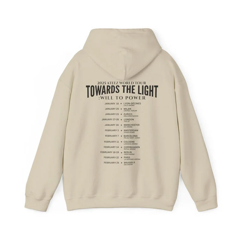 2025 Ateez Towards The Light: Will to Power World Tour Time Track
