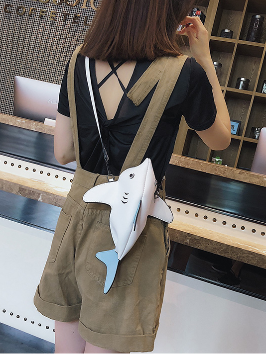 Baby Shark Shaped Crossbody Bag - Modakawa Modakawa