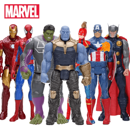Pornhint Hasbro Marvel Toys The Avenger Endgame 30CM Super Hero Thor Captain Thanos Wolverine Spider Man Iron Man Action Figure Toy Dolls